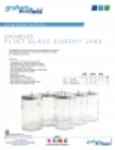 Product Sheet - Unlabeled Flint Glass Sundry Jars